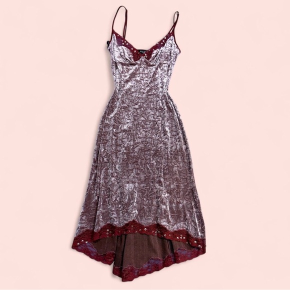 Betsey Johnson Dresses & Skirts - Vintage 1990s Betsey Johnson New York crushed velvet dress